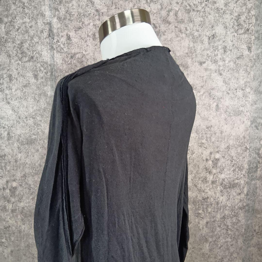 Cedric Jacquemyn シルク100% ロングカットソー 46 黒