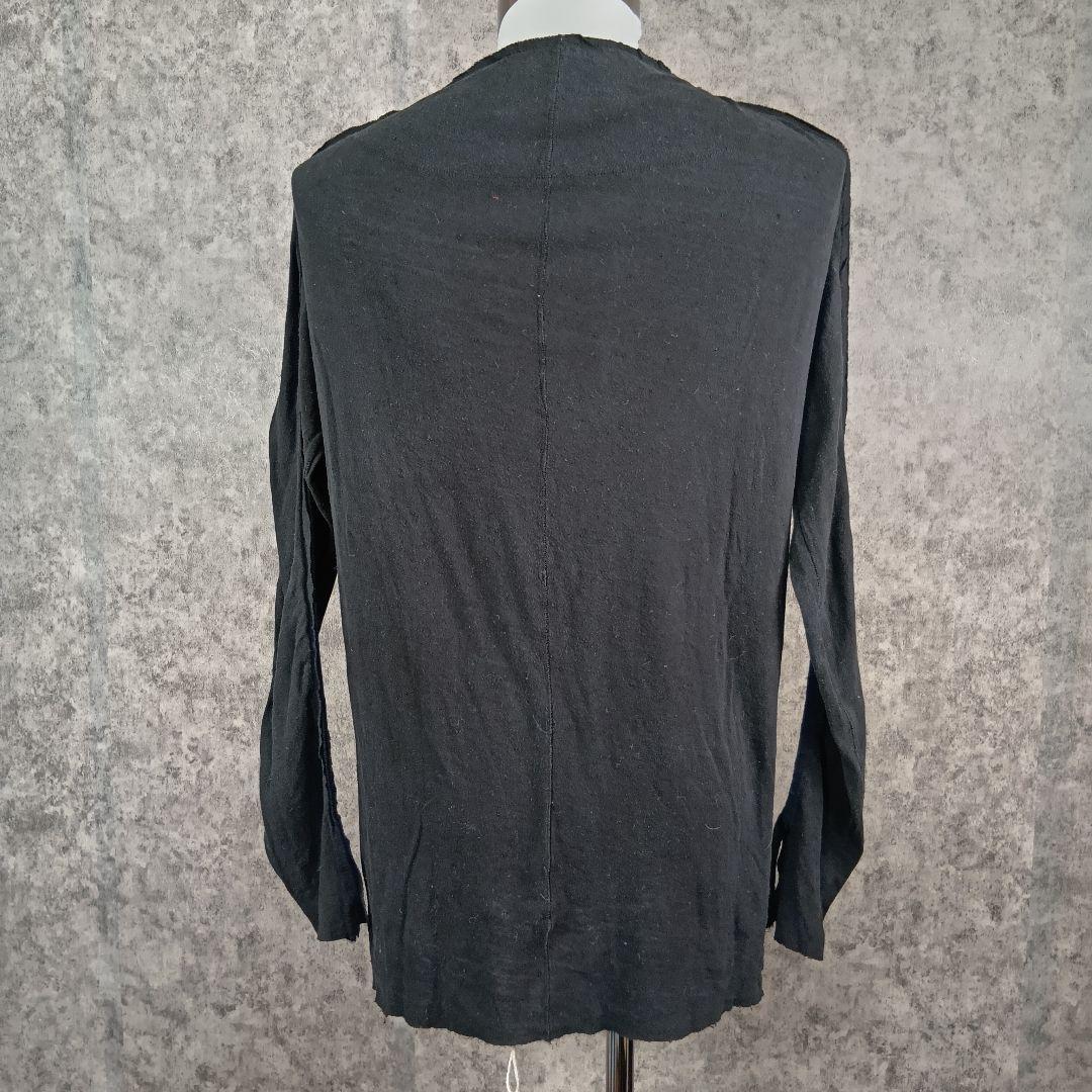 Cedric Jacquemyn シルク100% ロングカットソー 46 黒