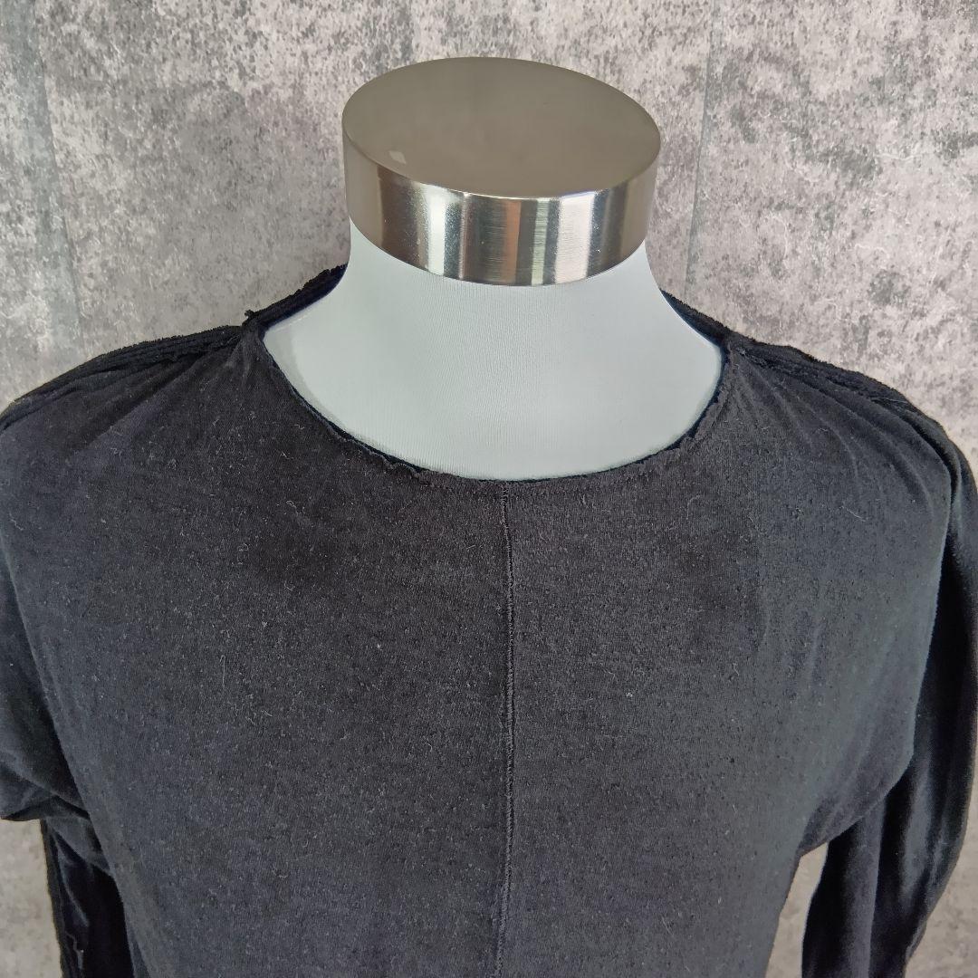 Cedric Jacquemyn シルク100% ロングカットソー 46 黒