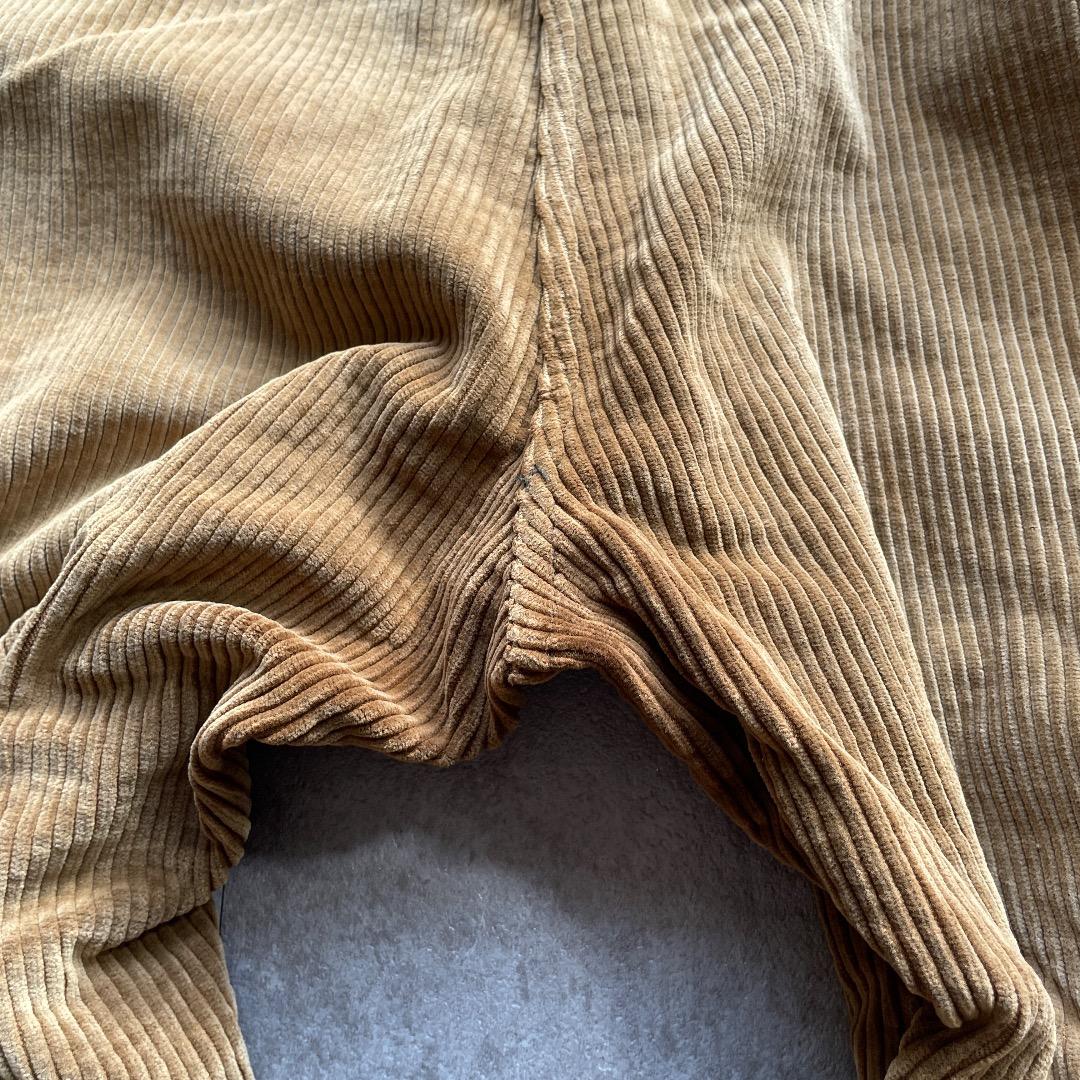 40-50s ファーマーズ 太畝コーデュロイ ブラウン W37