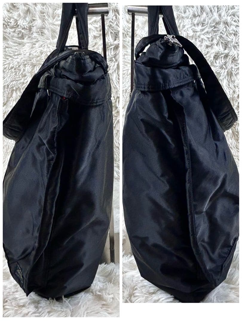 激レア✨初期 ポーター タンカー 2WAY ヘルメットバッグ 黒 当時物 栞付