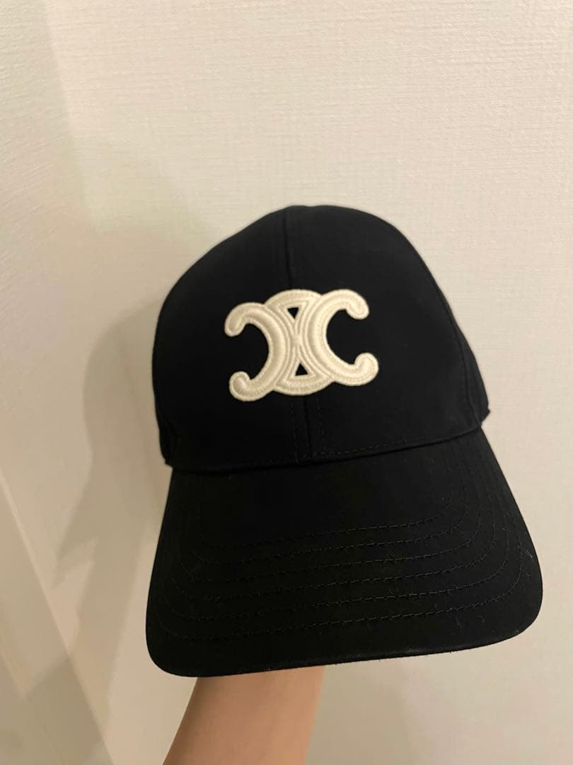 CELINE キャップ ブラック