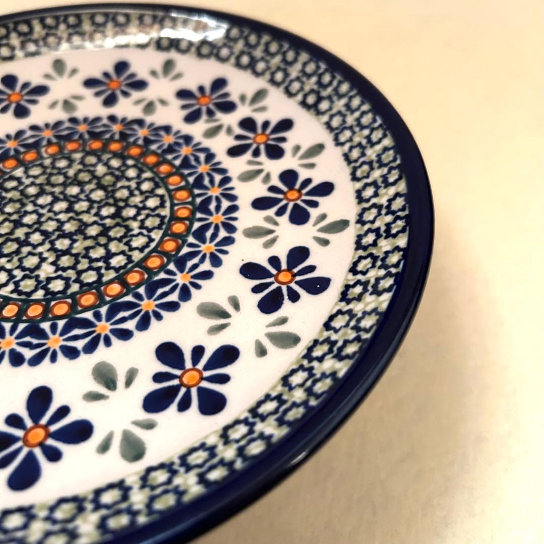 【未使用品】ポーランド食器 19.5cm プレート 2枚 ポーリッシュポタリー