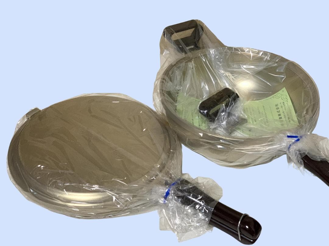 M9332 しばのキッチン 3点セット　片手鍋　両面焼フライパン 未使用