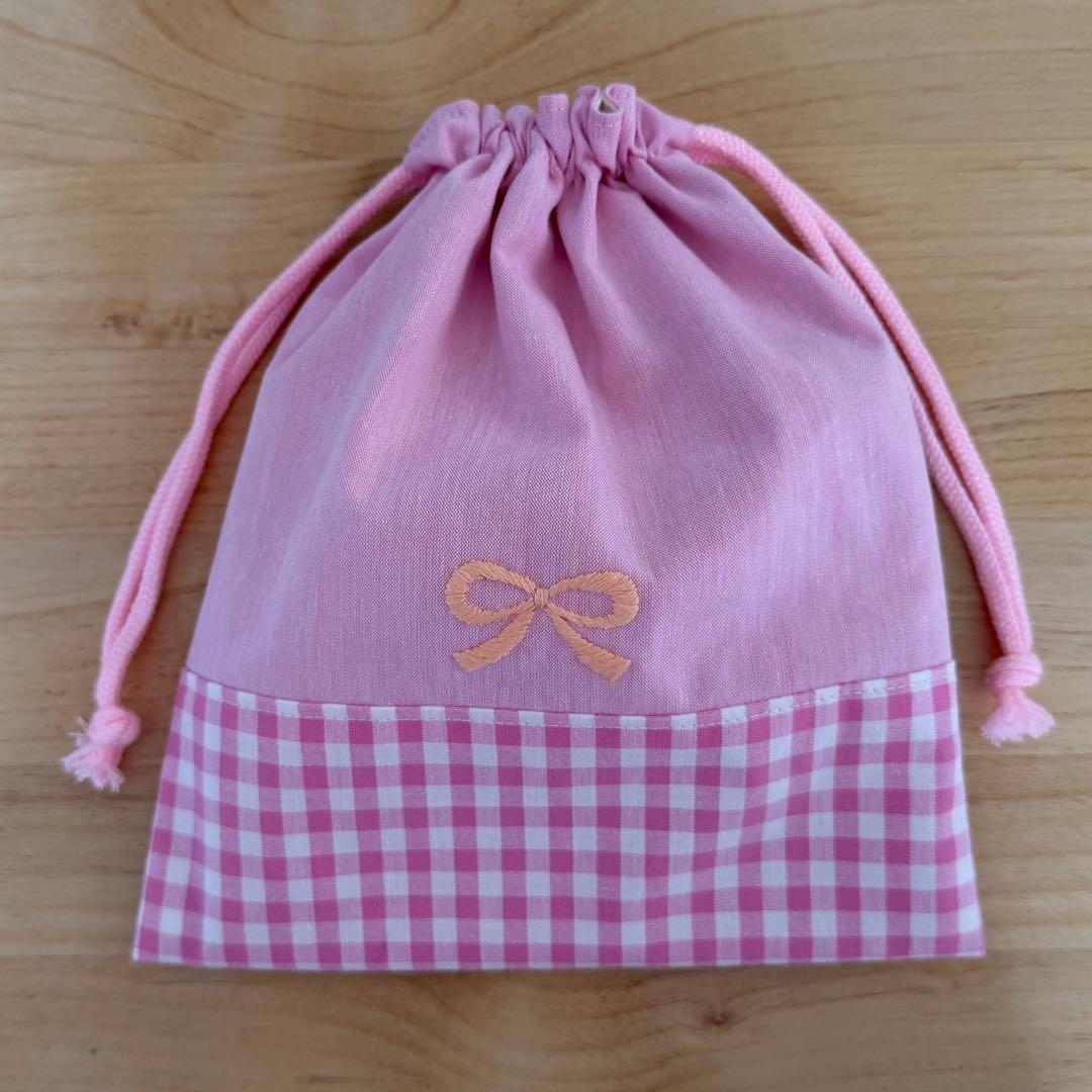 mmer.k❤︎　レッスンバック　体操着袋　上履き袋　給食袋　4点セット