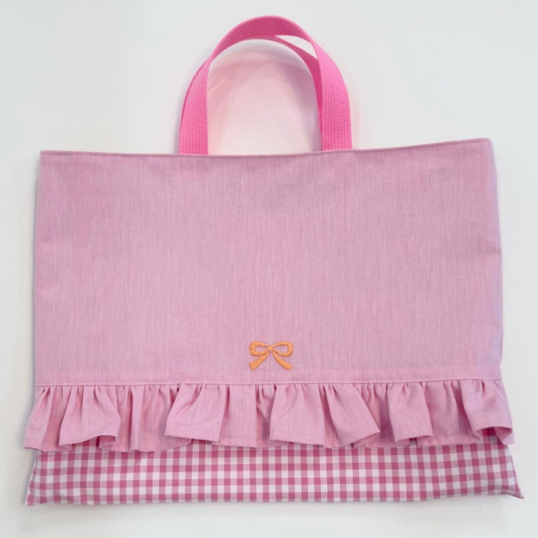 mmer.k❤︎　レッスンバック　体操着袋　上履き袋　給食袋　4点セット