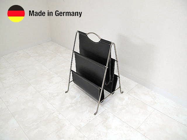 希少　70年代 ドイツ製 ヴィンテージ マガジンラック ポストモダン バウハウス