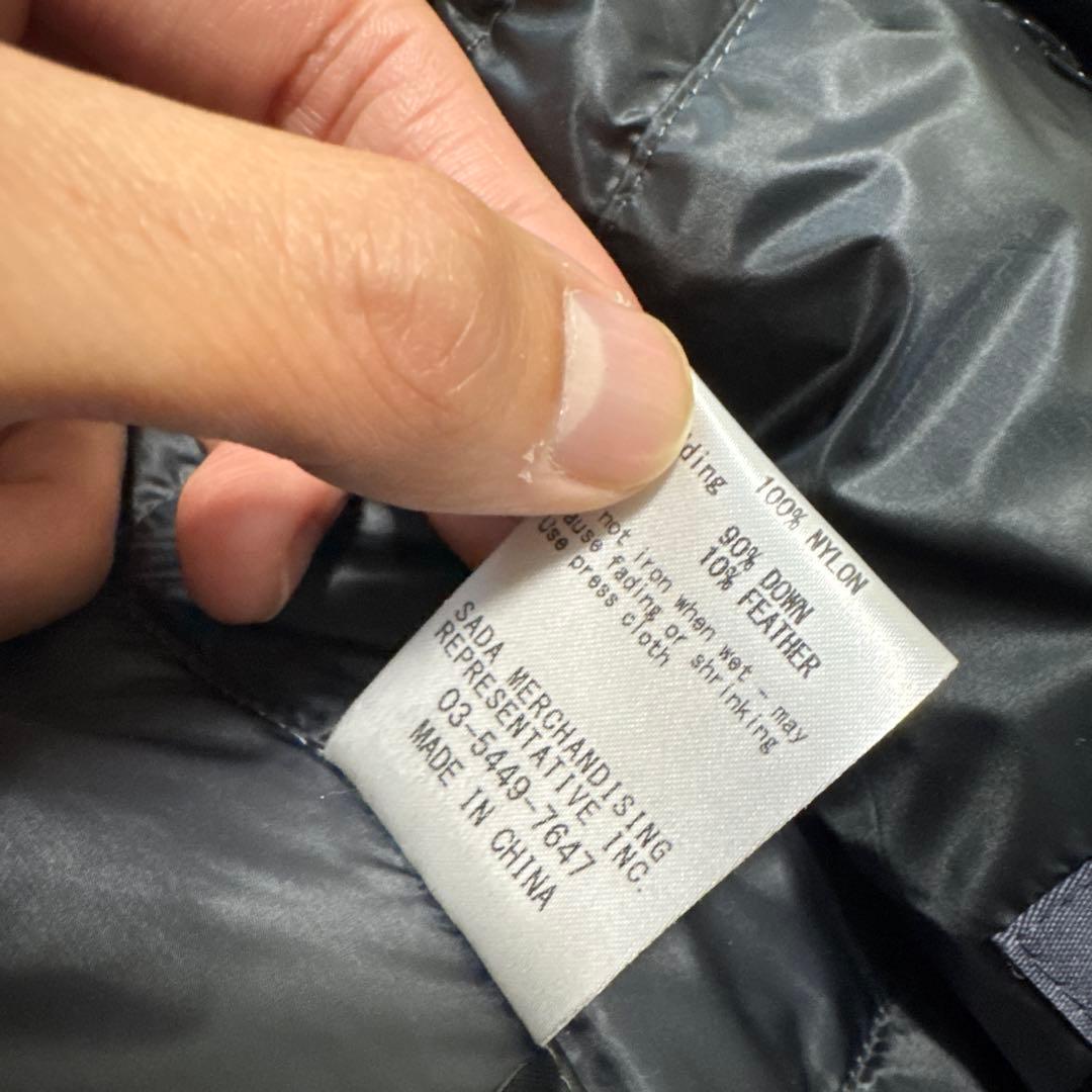 93 極美品　鎌倉シャツ　DICROS ステンカラーコート　ネイビー　46 M