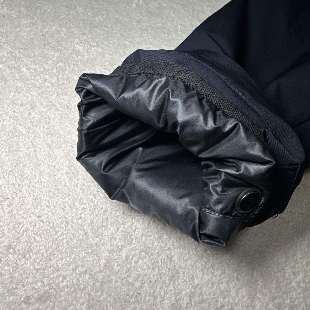 93 極美品　鎌倉シャツ　DICROS ステンカラーコート　ネイビー　46 M