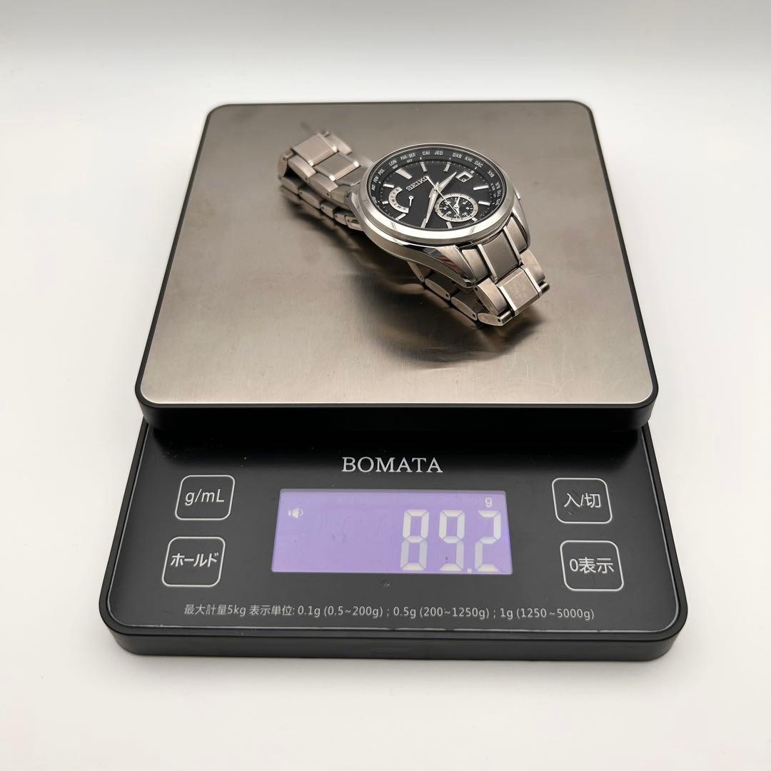 【付属品完備 稼働】 SEIKO ブライツ8B63-0AV0 電波ソーラー