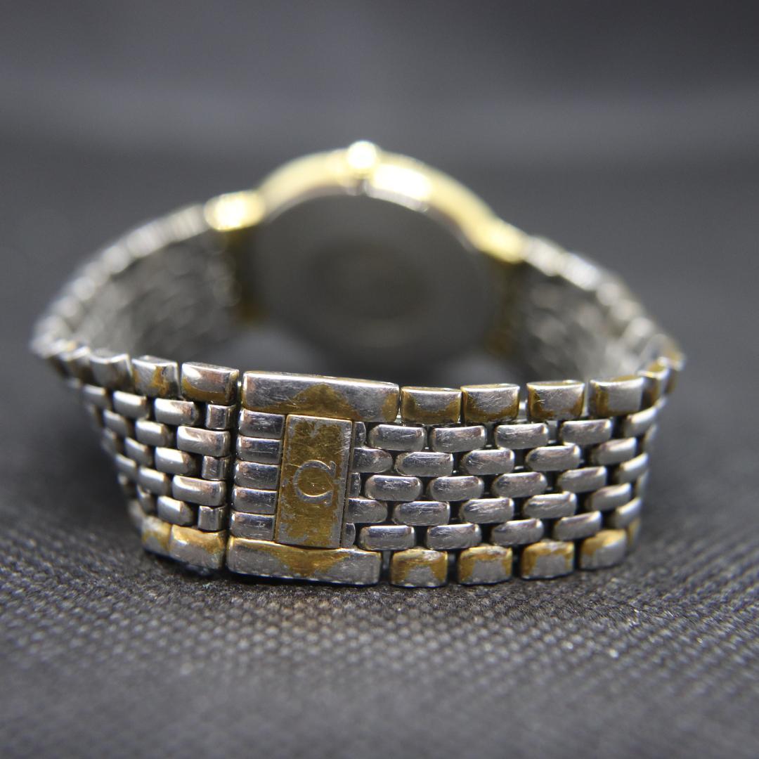 オメガ　デヴィル　腕時計　白　メンズ　ビンテージ　32ｍｍ　ラウンド　クオーツ