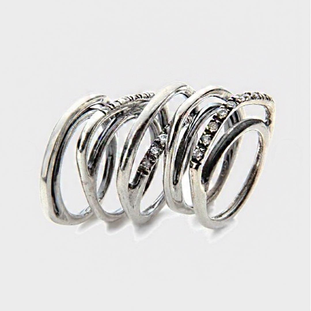 新品イオッセリアーニ　ジルコニア 5連　10号(内径16mm)