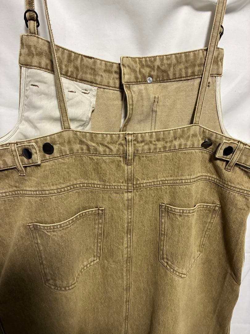 新品ヤマダヤ　ラディエイト アシメフロントデニムジャンパースカート