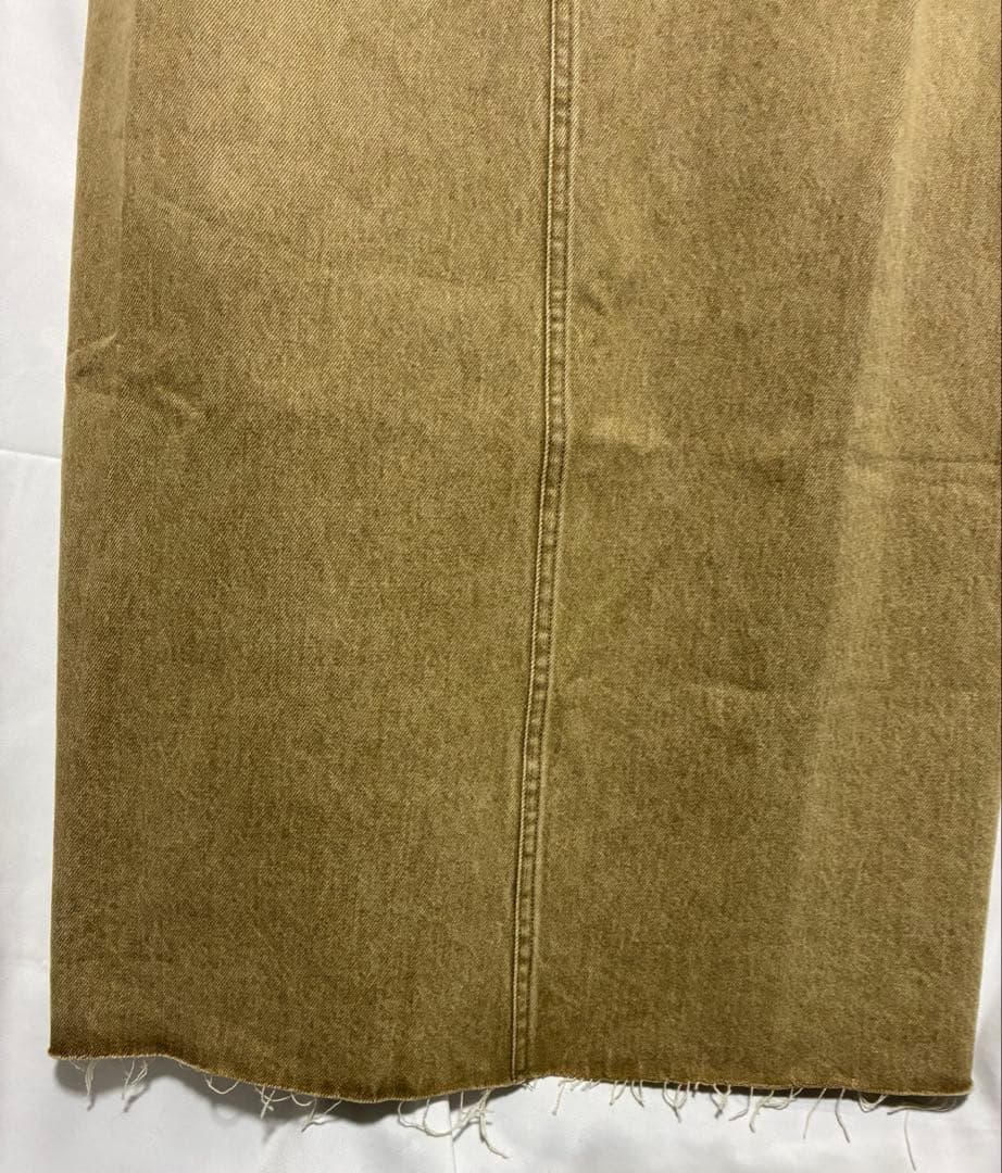 新品ヤマダヤ　ラディエイト アシメフロントデニムジャンパースカート