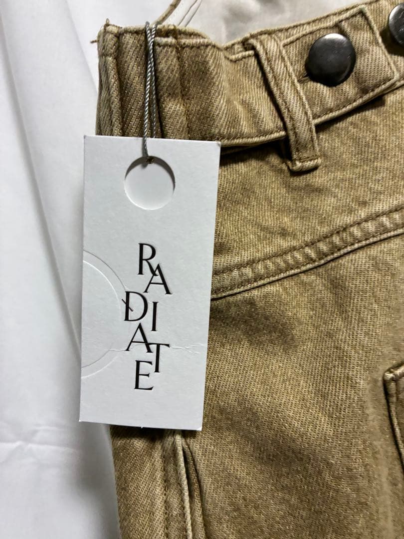 新品ヤマダヤ　ラディエイト アシメフロントデニムジャンパースカート