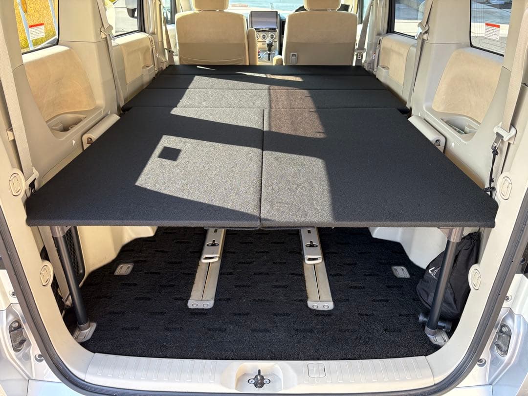 デリカd5 フルフラット　ベッドキット　だいだい3089②