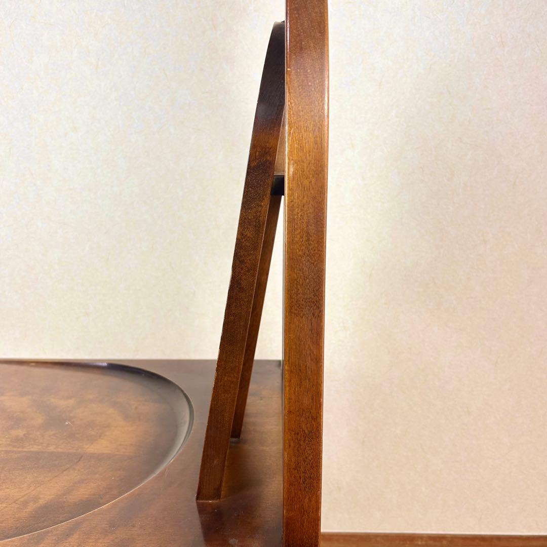 【希少】星野民藝 アームレスチェア 樺材 ダイニングハイバック 安楽椅子 その①