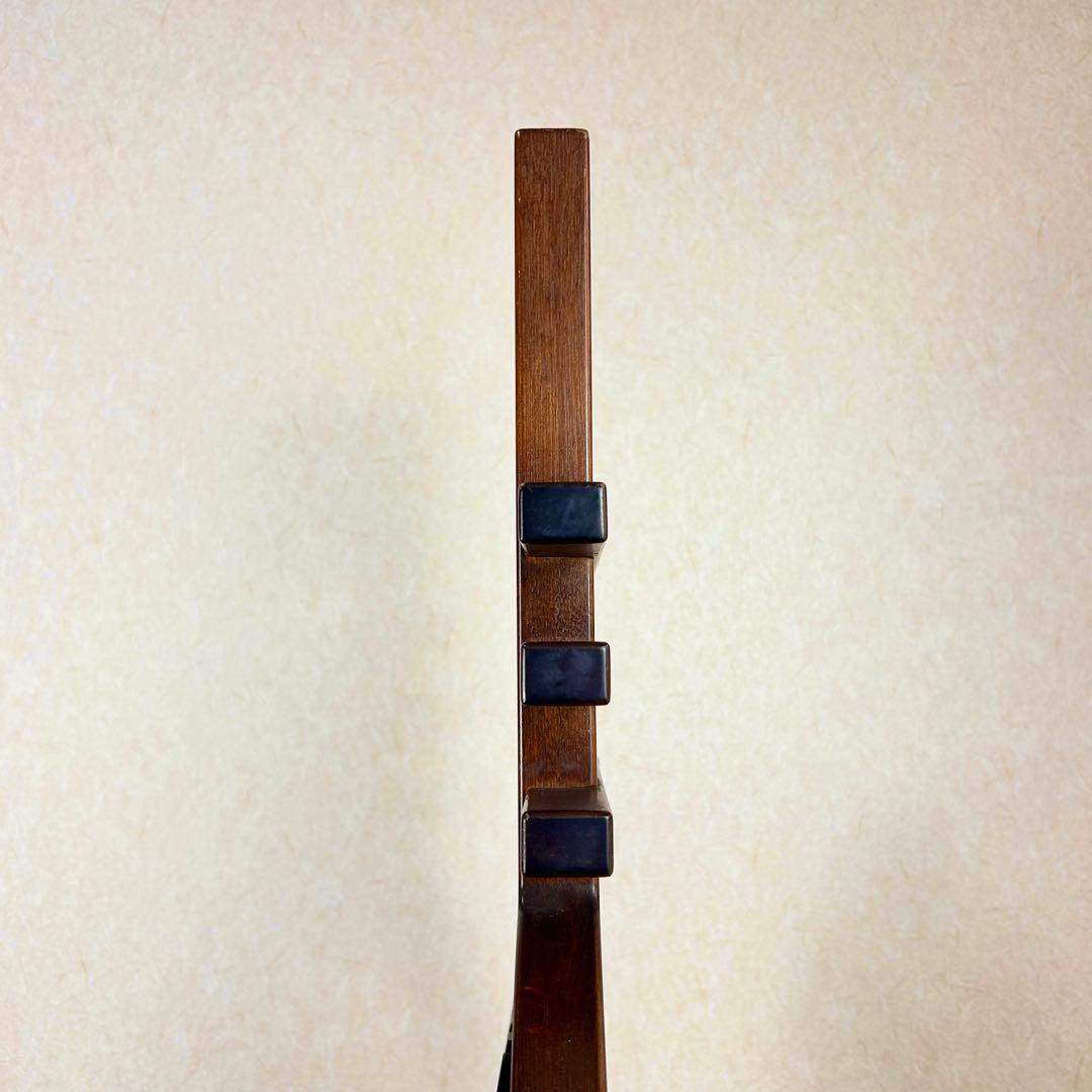 【希少】星野民藝 アームレスチェア 樺材 ダイニングハイバック 安楽椅子 その①