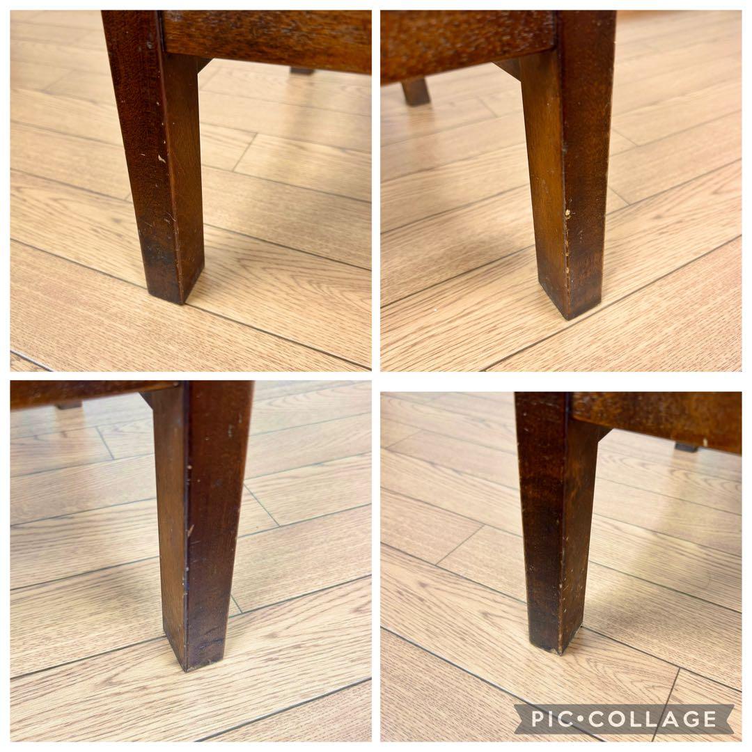 【希少】星野民藝 アームレスチェア 樺材 ダイニングハイバック 安楽椅子 その①