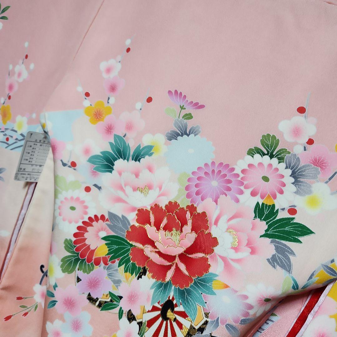 #152 ( 保管品 ) 正絹  女児  お宮参り 産着  きもの  加賀調