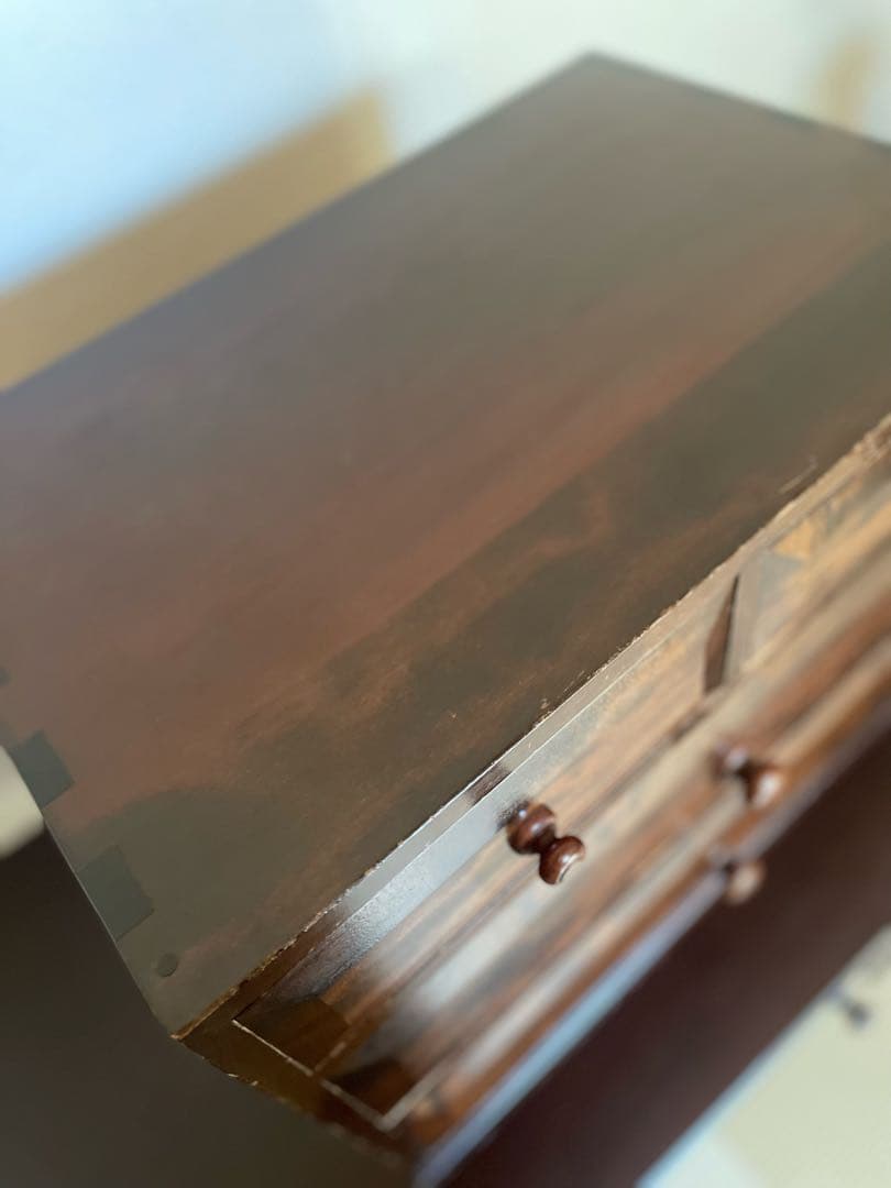 慈雨　松本民芸家具 凸面 小引き出し 民藝家具小物タンス 整理箪笥