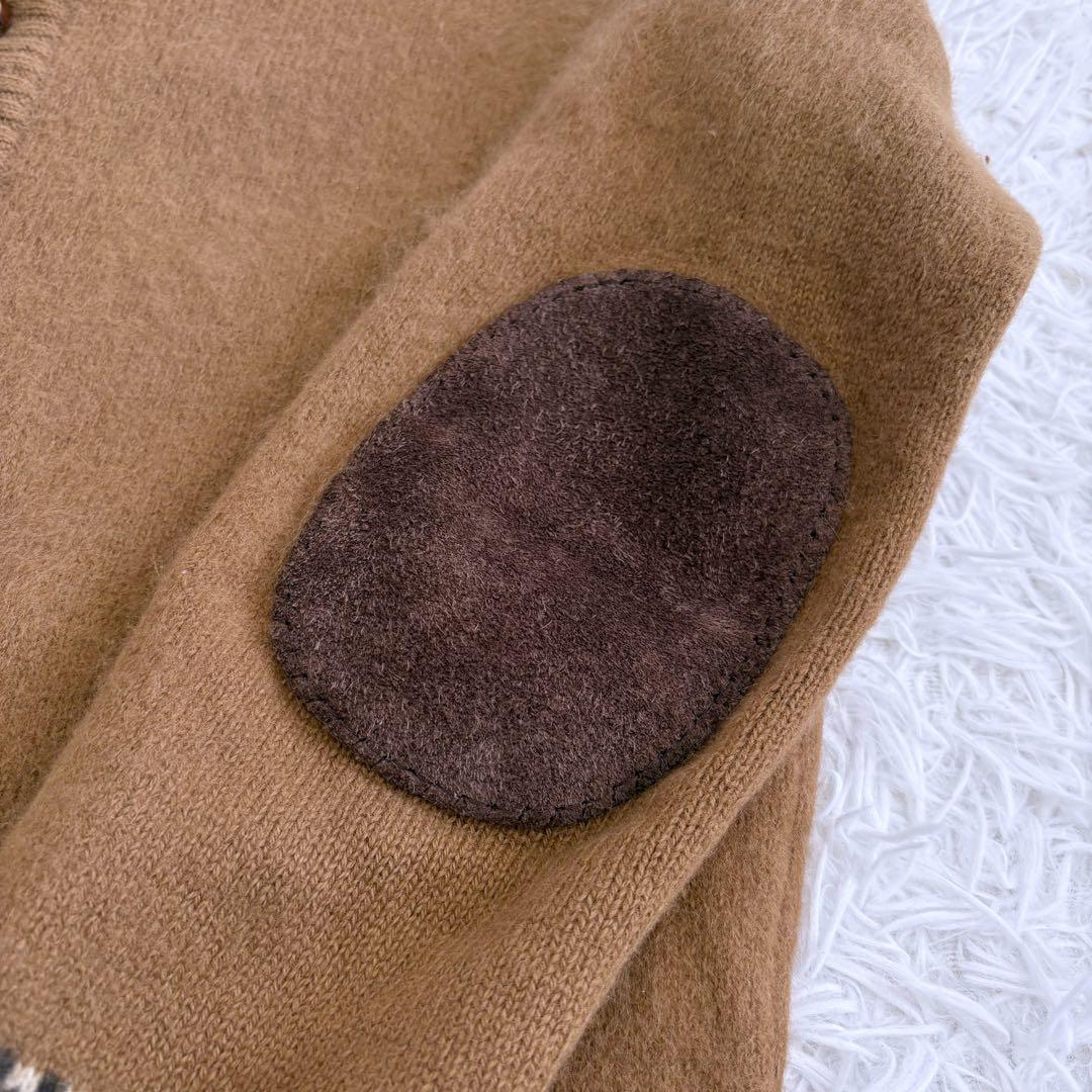 02AW ナンバーナイン カーディガン ジョージ期 アンゴラ エルボーパッチ 3