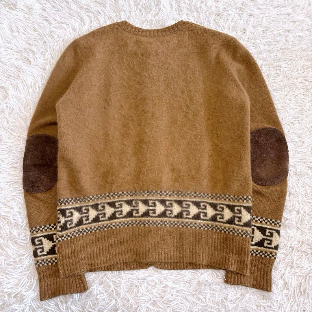 02AW ナンバーナイン カーディガン ジョージ期 アンゴラ エルボーパッチ 3