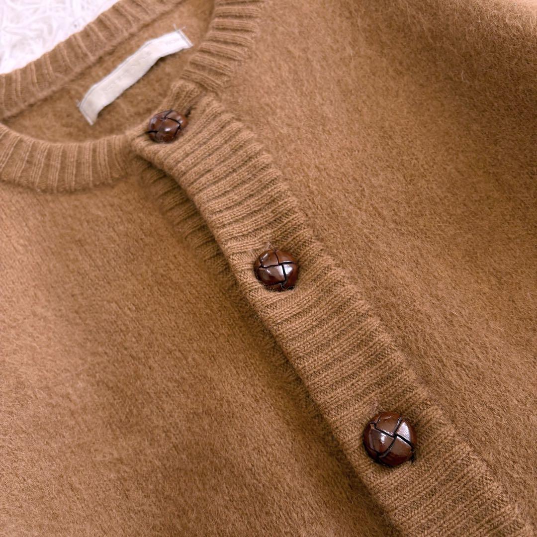 02AW ナンバーナイン カーディガン ジョージ期 アンゴラ エルボーパッチ 3