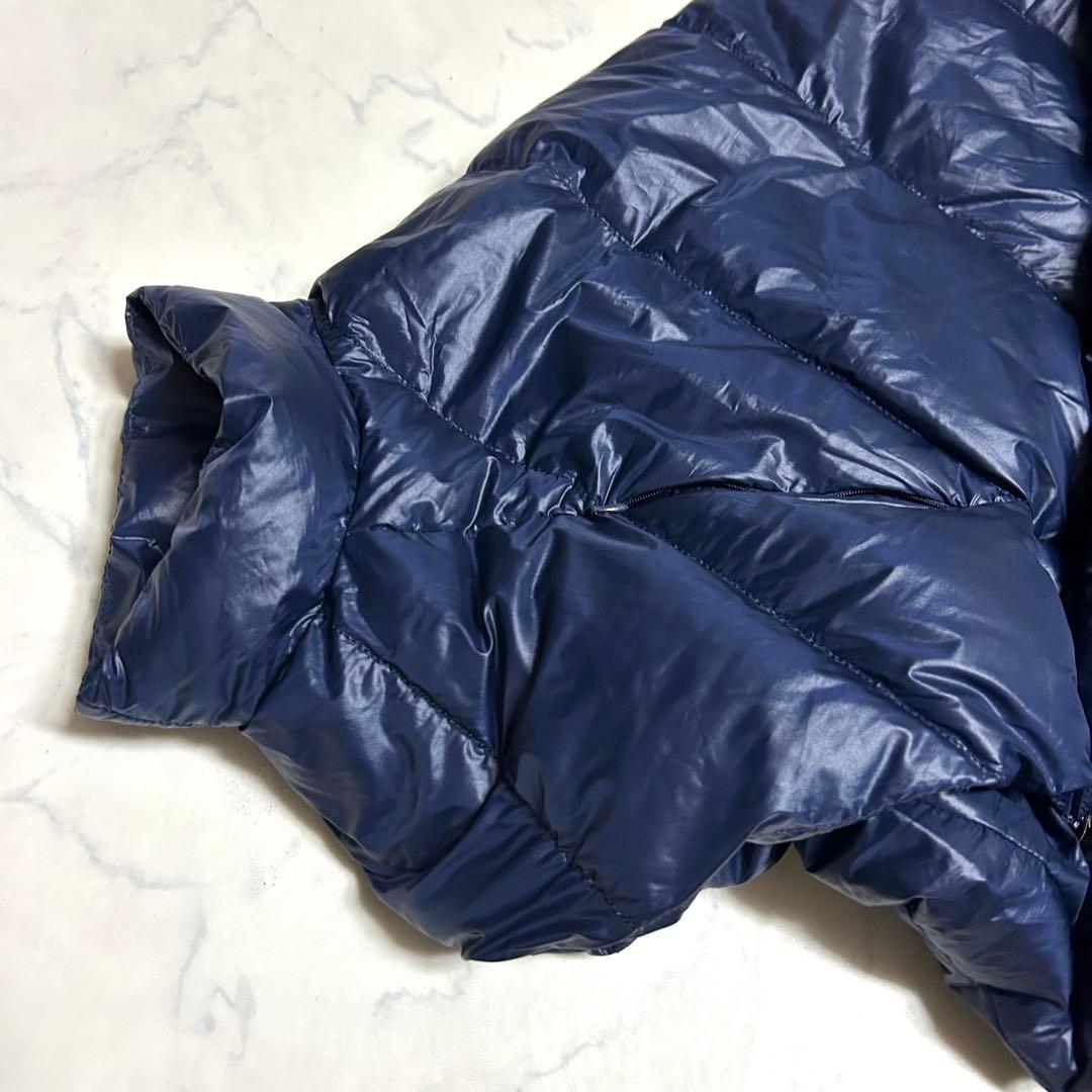 guxy グクスィー 変形 ポンチョ風ダウンコート Wジップ個性派 I44