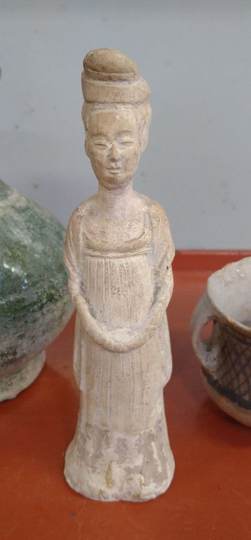 中国唐時代女官俑 R49