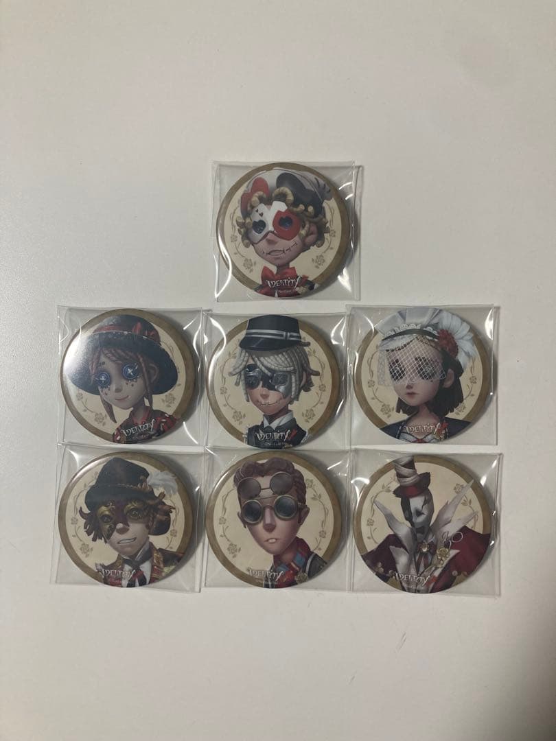 第五人格「2周年真髄」 イベントのトレーディング缶バッジ7個セット