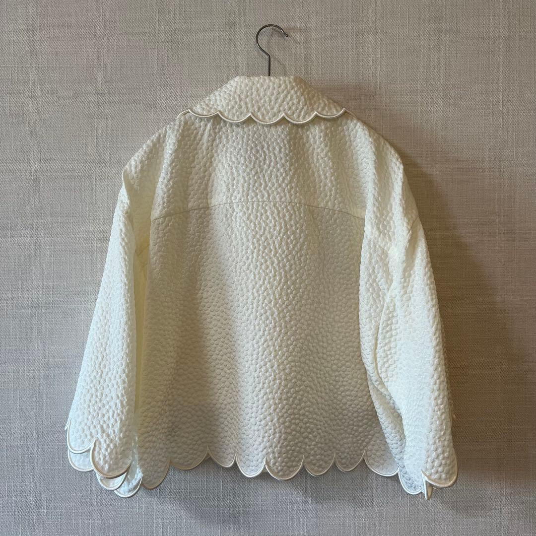 ★新品未使用★yori shirocon もくもくジャガードジャケット38