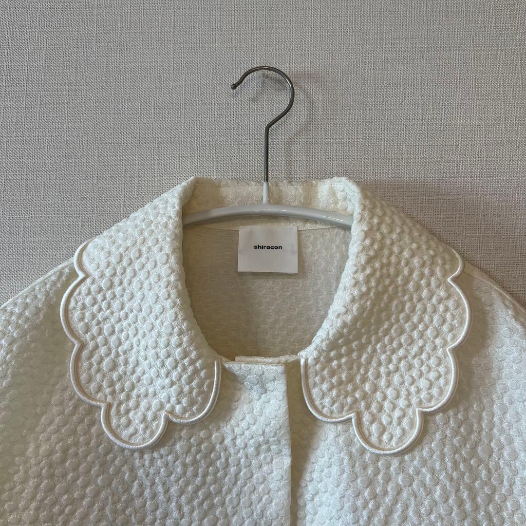 ★新品未使用★yori shirocon もくもくジャガードジャケット38