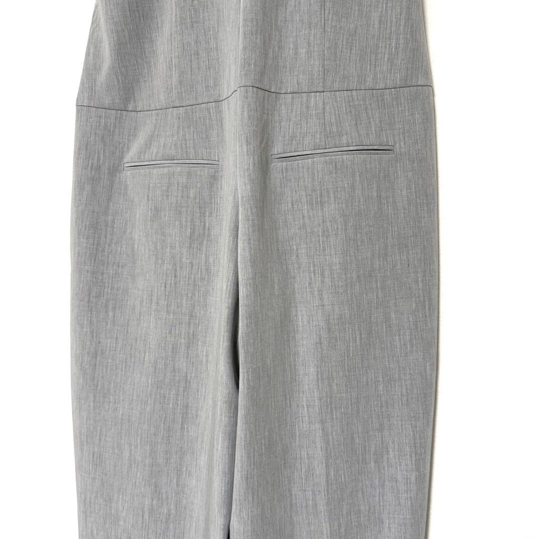 美品 LE PHIL ルフィル ドライギャバコンビネゾン グレー オールインワン