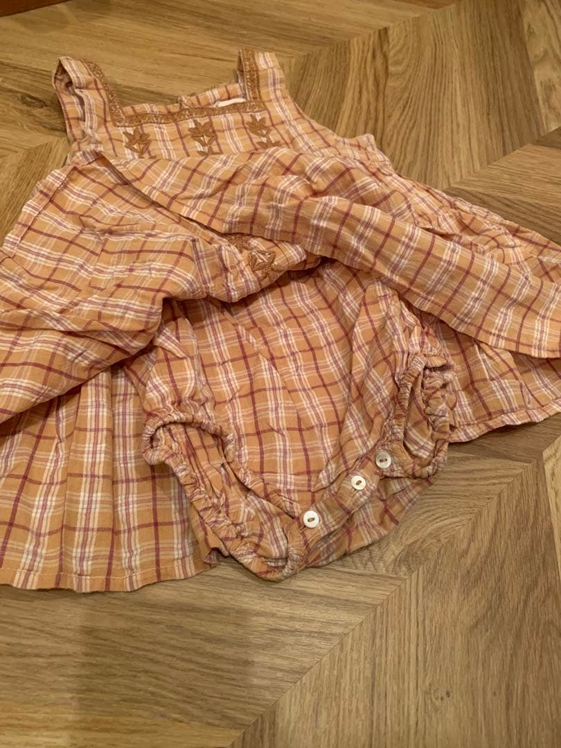 Apolina ベビー　ワンピース　バンダナ　セット