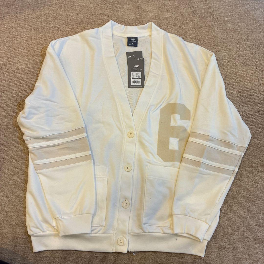 New Balance WT1515 レディースカーディガン M ホワイト