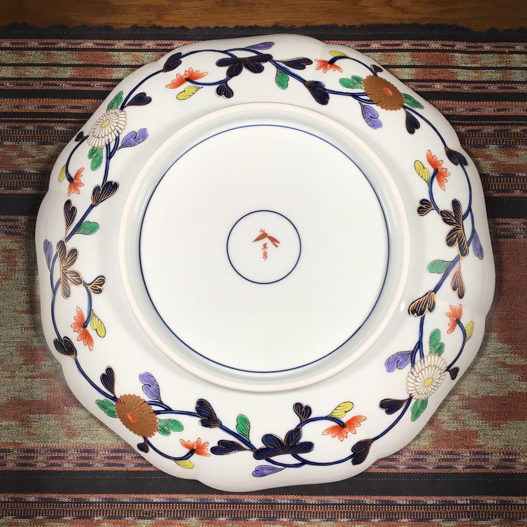 『未使用・痛み品』　其泉　『琳派古伊万里　盛皿・中』　大皿　32cm