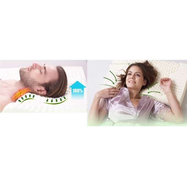 DITAI 枕 天然ラテックス 高反発枕 いびき防止 頸椎 首 頭を支える健康枕