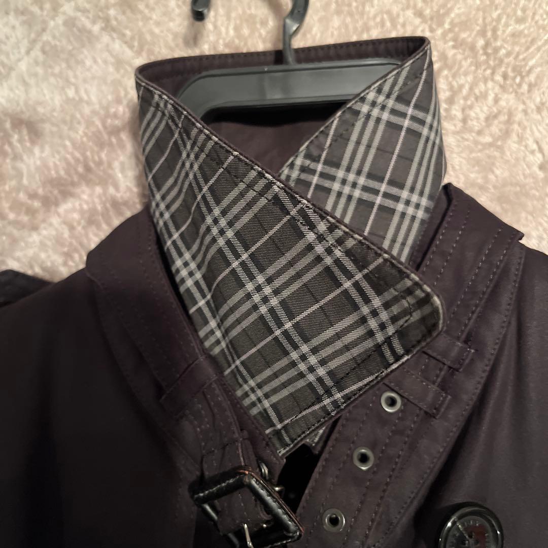 BURBERRY BLACK LABEL トレンチコート Sサイズ ブラック