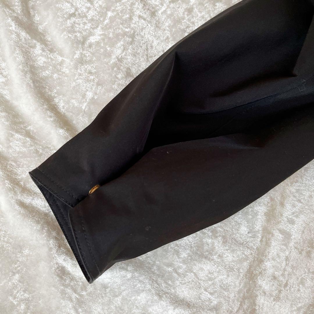 Lavish Gate撥水ステンカラーハーフコートコーディロイ襟ブラックFREE