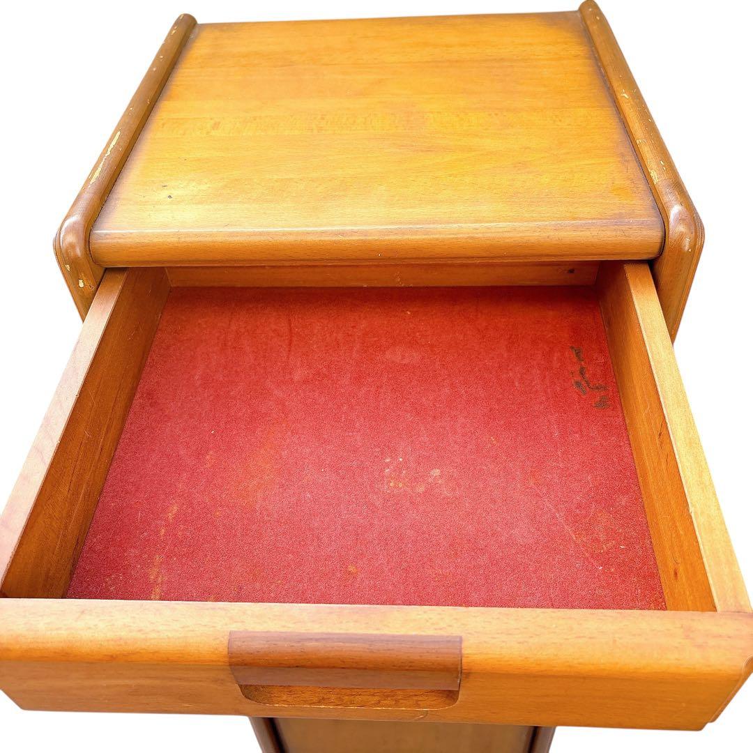 ソニア　電話台 サイドラック チェスト 昭和レトロ コロニアル　アンティーク