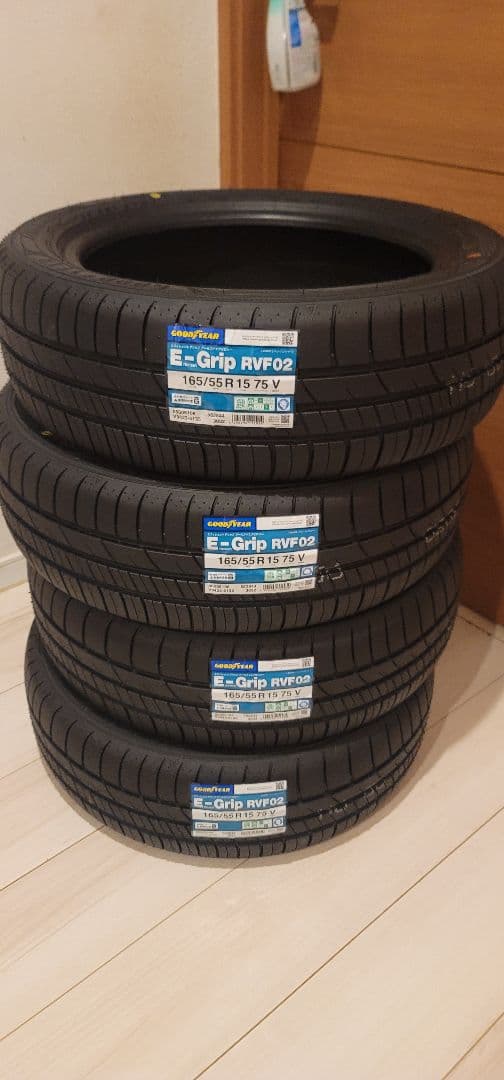 Goodyear E-Grip RVF02 165/55 R15 4本セット