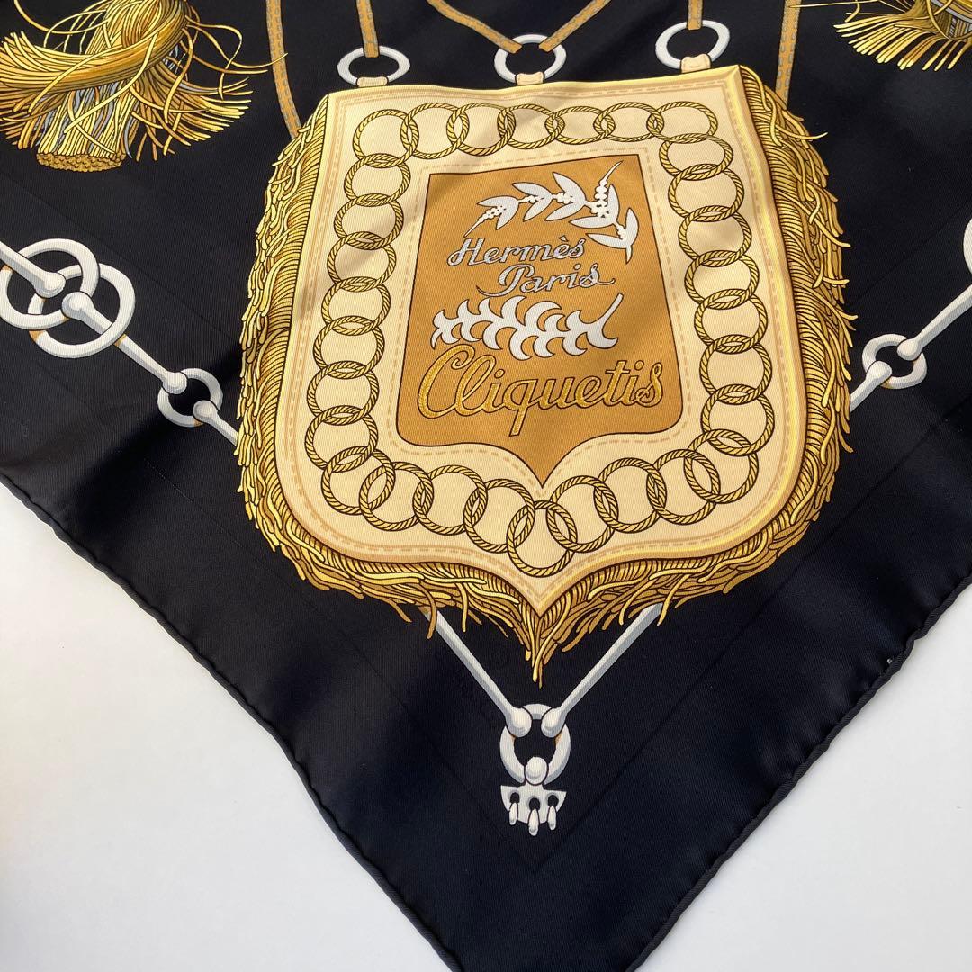 HERMES　エルメス　カレ90　大判スカーフ　クリケティス　5649