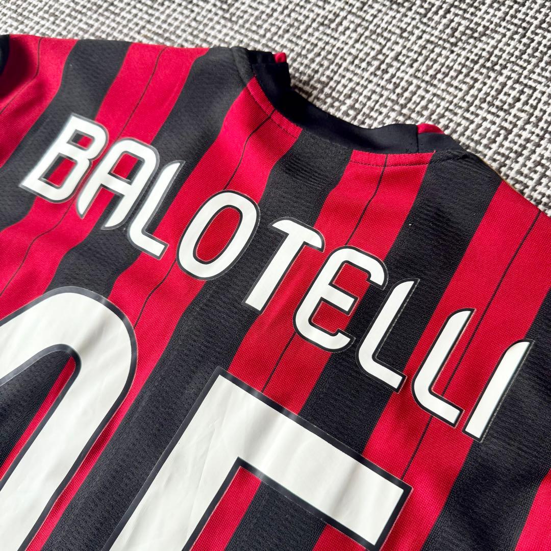 【長袖×フルパッチ仕様】マリオ・バロテッリ ＃４５ ACミラン １３／１４（H）