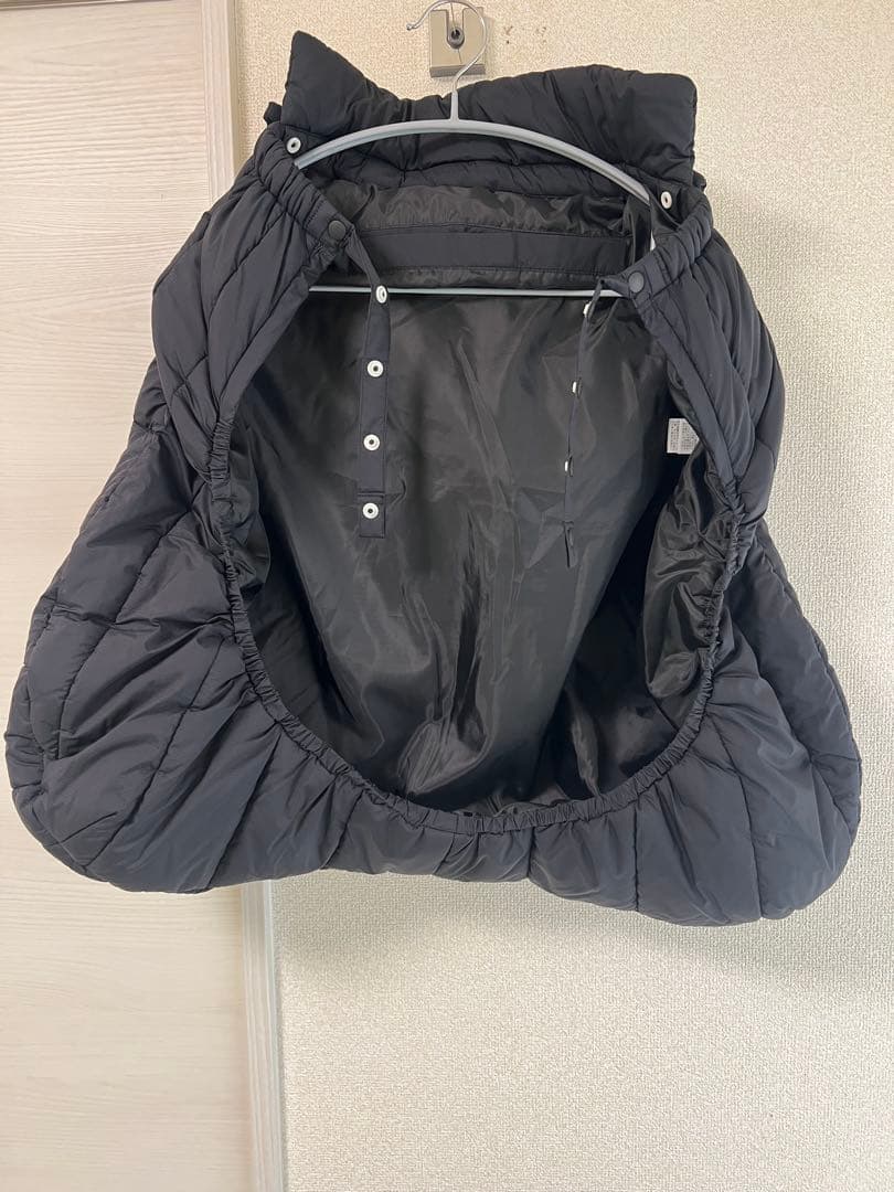 【美品】THE NORTH FACE ブラックベビーシェルブランケット