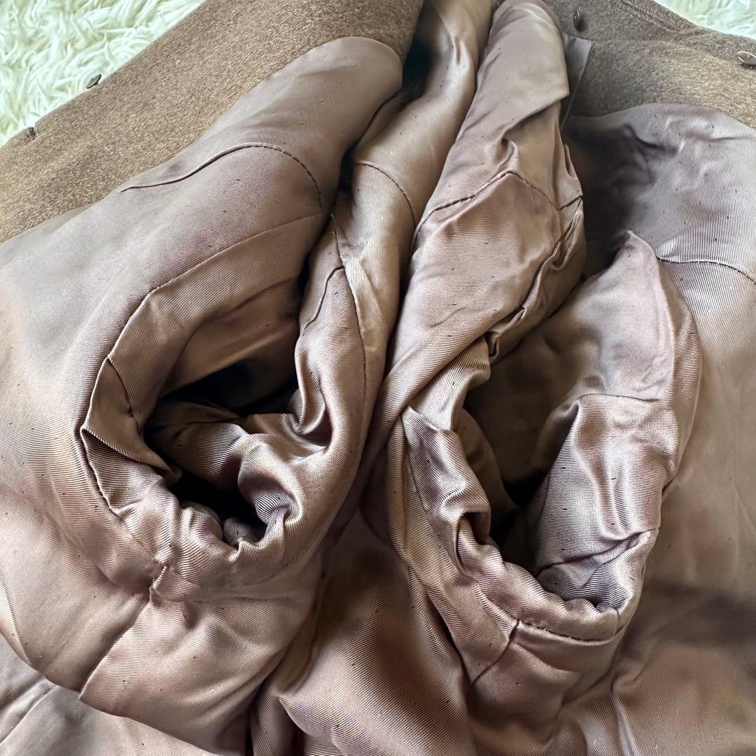 美品✨レリアン×ロロピアーナ　カシミヤ100%ロングコートブラウン　大きいサイズ