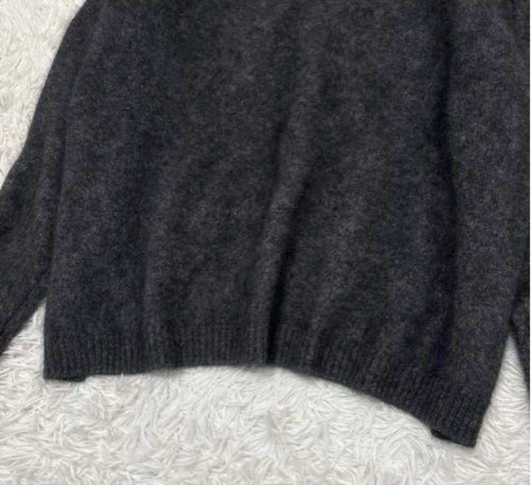 未使用級ミューズドゥドゥーズィエムクラス ふわふわシャギーボート ネックニット