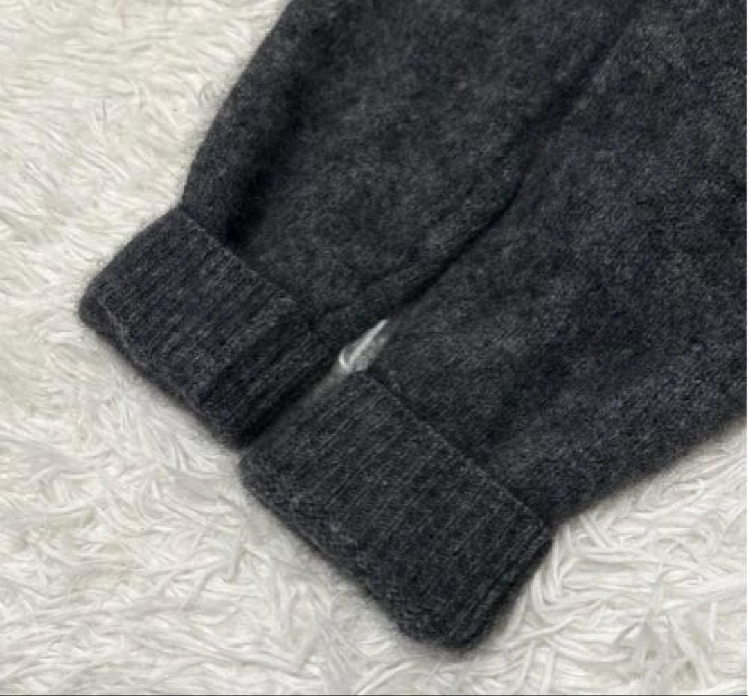 未使用級ミューズドゥドゥーズィエムクラス ふわふわシャギーボート ネックニット