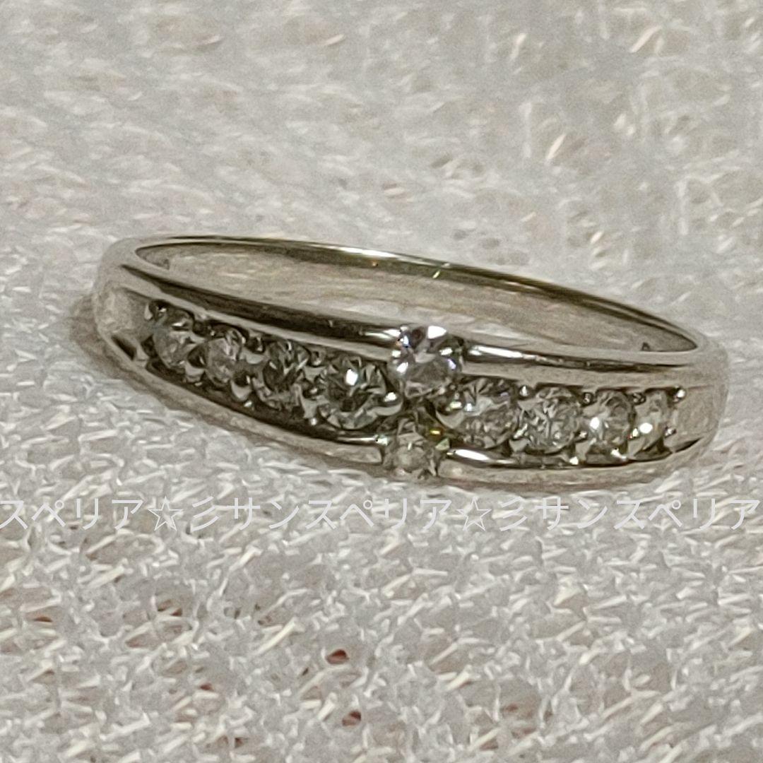 Pt900 ダイヤモンド 0.30ctデザインリング