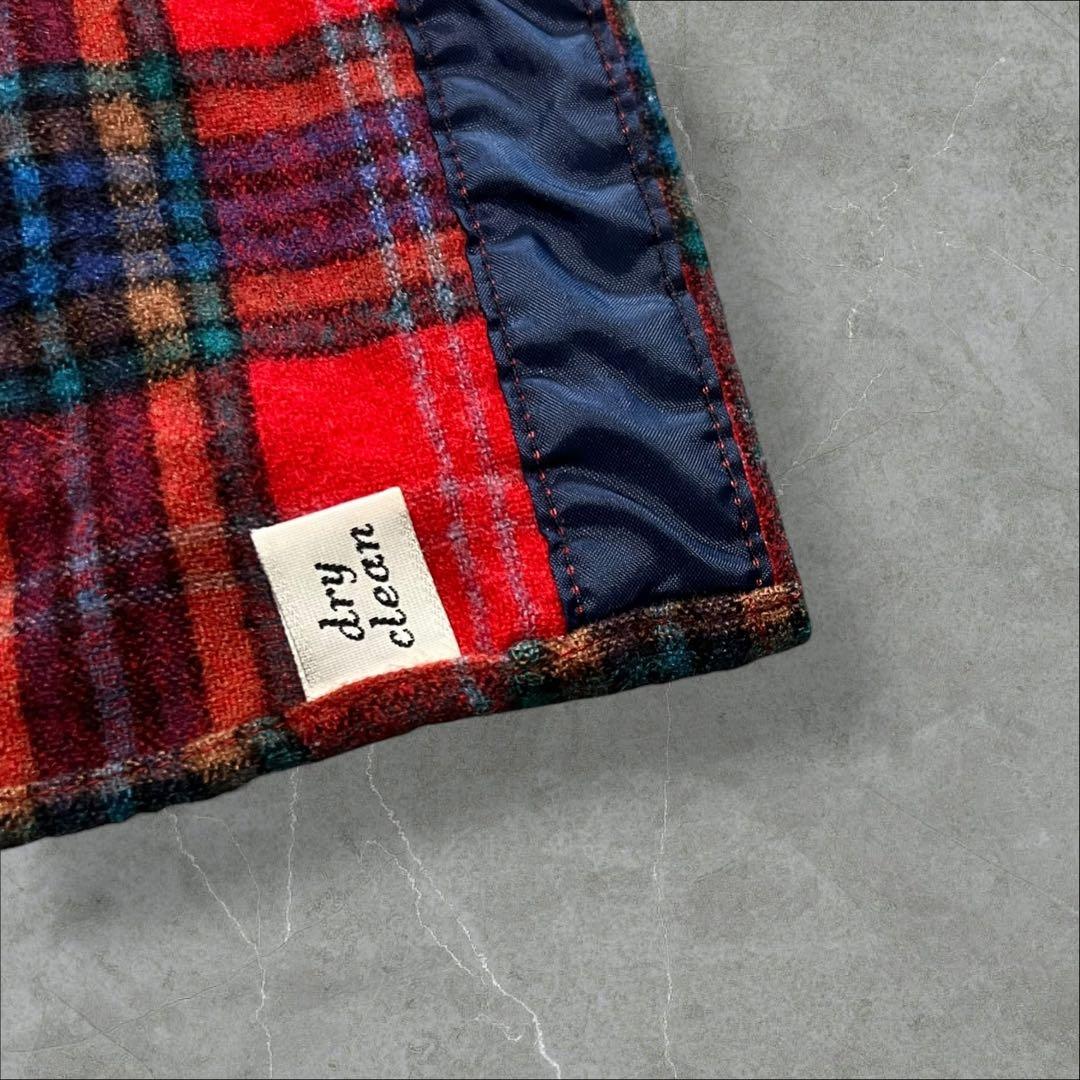 70s80sPendleton USA製ウールB.DシャツM タータンチェック